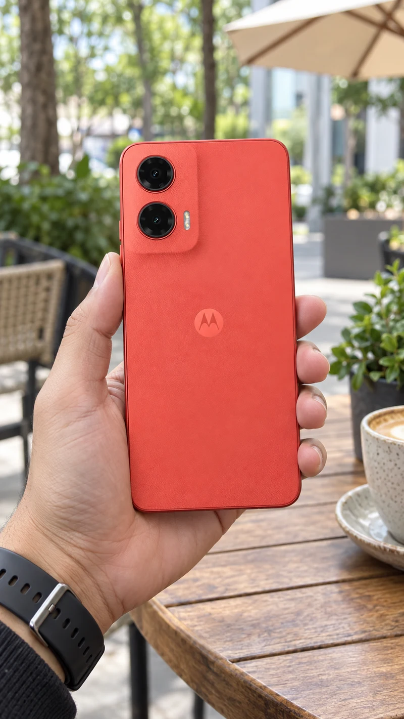 Motorola Moto G35 5G, ilustração da parte traseira