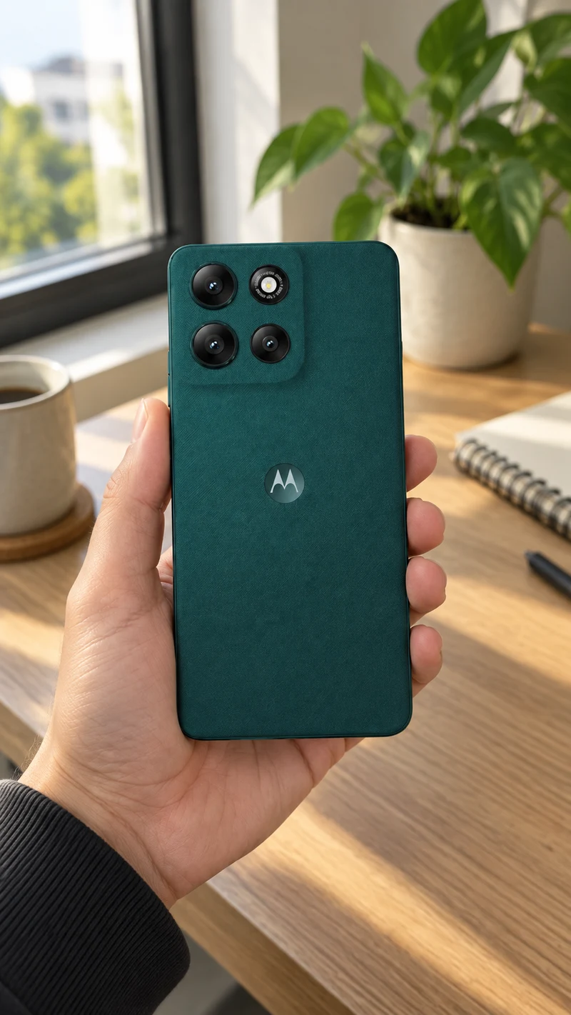 Motorola Moto G86 5G, ilustração da parte traseira