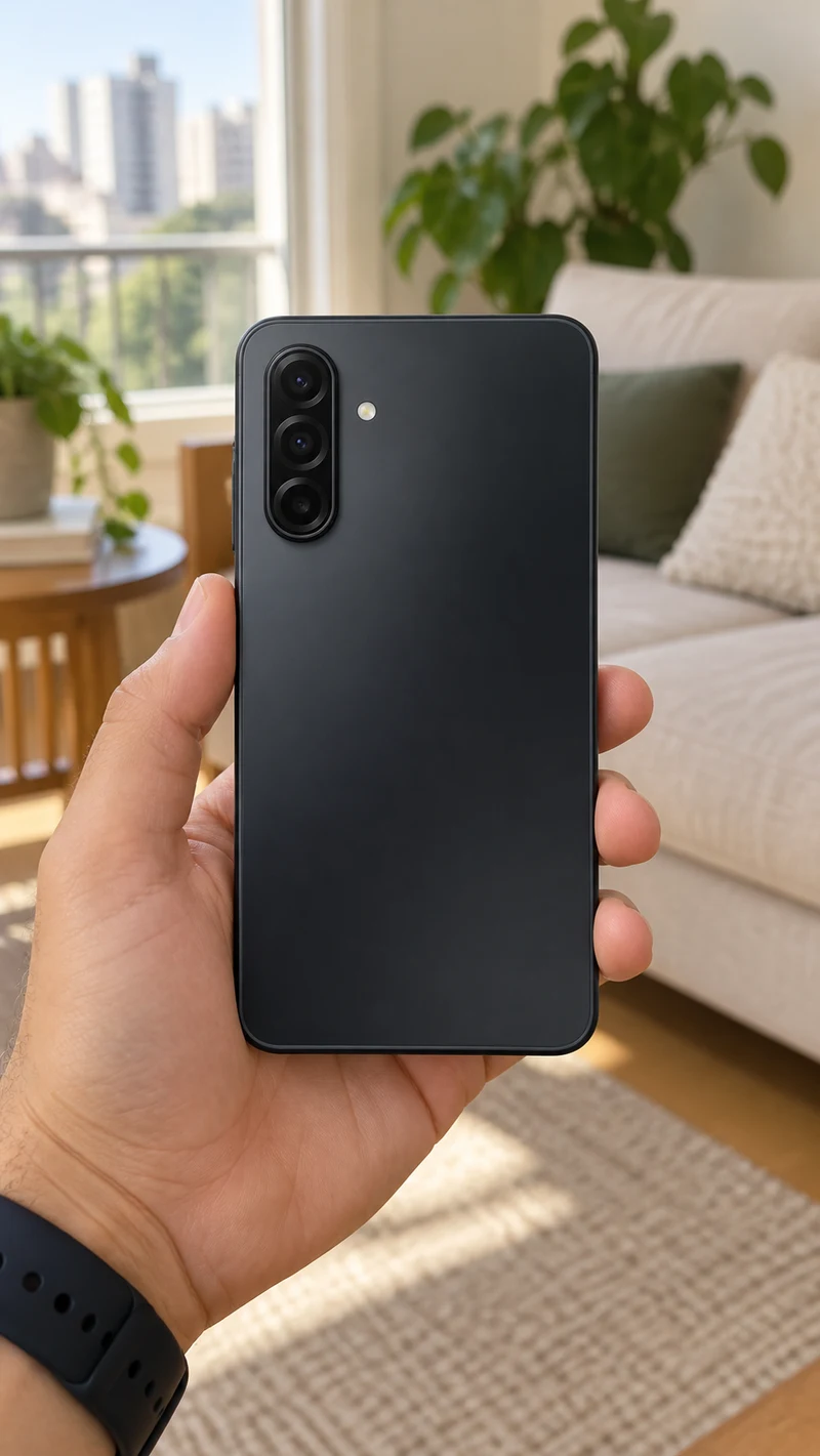 Samsung Galaxy A17 5G, ilustração da parte traseira