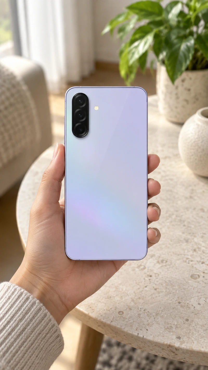 Samsung Galaxy A36 5G, ilustração da parte traseira